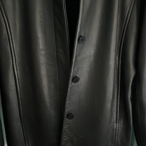 Ann Taylor Leather Jacket - Picture 3 of 7
